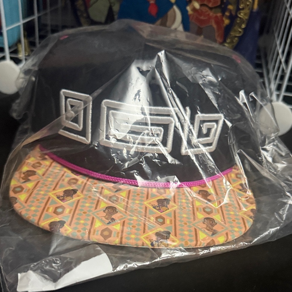 2024 Disney Parks Iwájú Tola, Kole and Otin Allover Embroidered Baseball Hat Cap